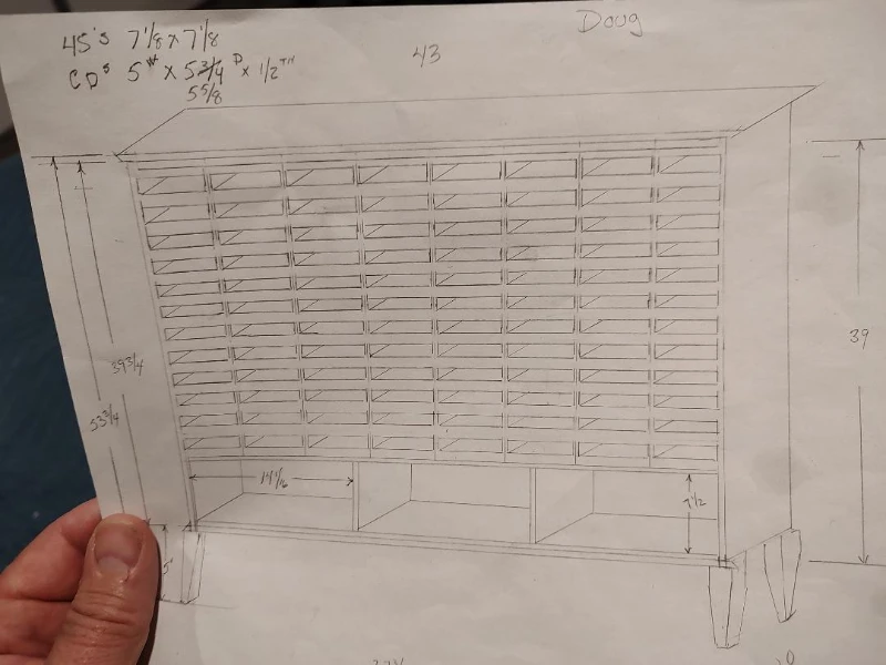 CD cabinet design
